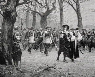 El rey Carlos I (1600-49) camino a su ejecución