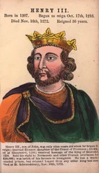 Rey Enrique III (grabado coloreado)