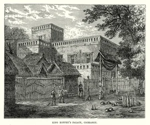 Palacio del Rey Koffee, Coomassie (grabado)