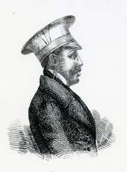 Rey Moshoeshoe I (c.1786-1870) (grabado)