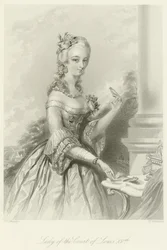 Dama de la corte de Luis XV
