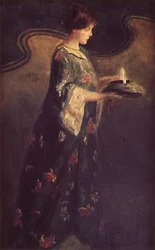 Dama con una Vela, c.1890