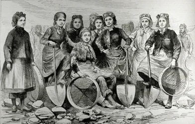 Mujeres de Lancashire Pit-Brow, de 