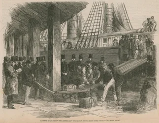 Descarga de oro del vapor australiano