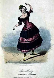 Laura Honey (c.1816-43) Bailando la Cachucha