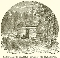 El primer hogar de Lincoln en Illinois