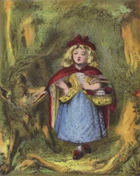 Caperucita Roja (cromolito)