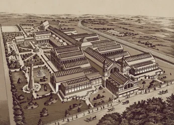 Liverpool: Shipperies Exhibition 1886 (litografía)