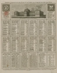 Almanaque de Londres para el año de nuestro Señor 1793