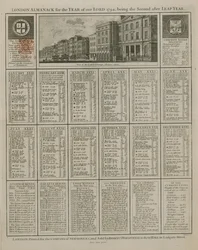 Almanaque de Londres para el año de nuestro Señor 1794