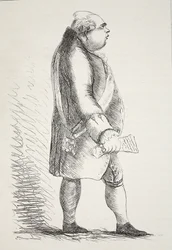 Lord North, facsímil de una impresión antigua