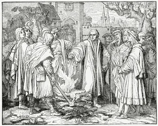 Lutero quema la bula papal en 1520