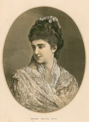 Madame Adelina Patti, cantante de ópera