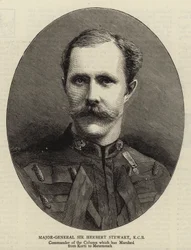 General de División Sir Herbert Stewart, KCB (grabado)