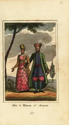 Hombre y mujer de Armenia