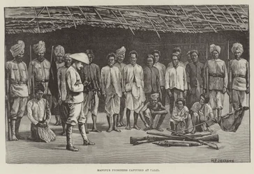 Prisioneros de Manipur capturados en Palel