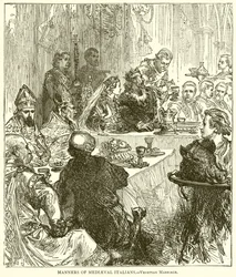 Costumbres de los italianos medievales: Matrimonio veneciano