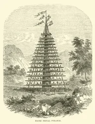 Pirámide festiva maorí