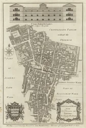 Mapa de Cripplegate Ward, Londres