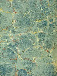 Papel marmoleado, años 1950