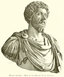 Marco Aurelio. (Busto en el Museo del Louvre)