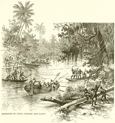 Masacre de Diego Tristán y su grupo