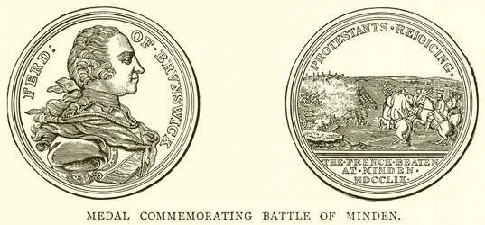 Medalla conmemorativa de la batalla de Minden
