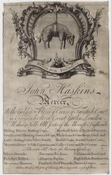 Mercero, John Haskins, tarjeta comercial