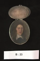 Miniatura de Henry Cromwell, Lord Teniente de Irlanda, c.1655-59