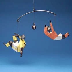 Móvil de futbolistas