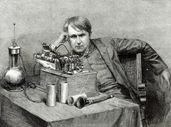 El nuevo fonógrafo del Sr. Edison