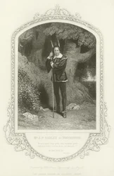 Sr. J P Hartley como Touchstone, Como gustéis, Acto V, escena i