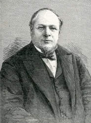 Sr. John Young, Alcalde de Sídney, ilustración de The Graphic 8 de mayo de 1886