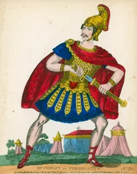 Sr. Phelps como Coriolano