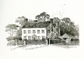 Casa de la Sra. Snookes en Ringmer, Sussex, Inglaterra, 1733