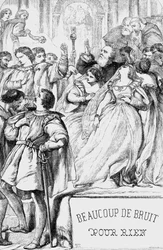 Mucho ruido y pocas nueces - Ilustración en 