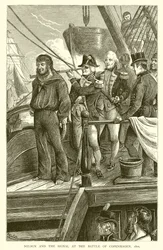 Nelson y la señal en la batalla de Copenhague, 1801