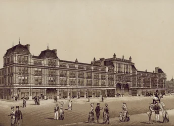 New Exchange Station, Liverpool (litografía)