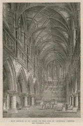 Nueva iglesia de San Pedro en el sitio de los Jardines de Vauxhall