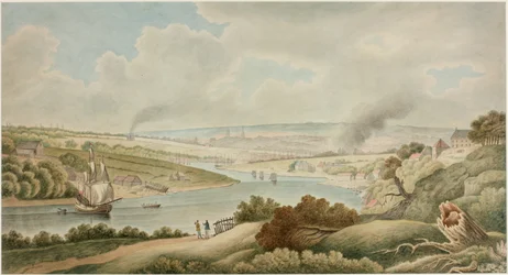 Newcastle upon Tyne desde el este