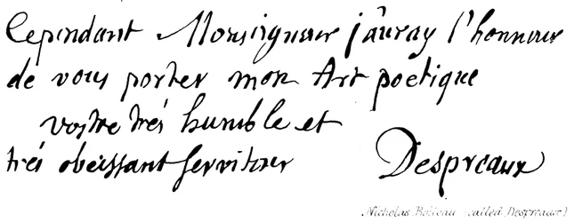 Nicholas Boileau (llamado Despreaux)