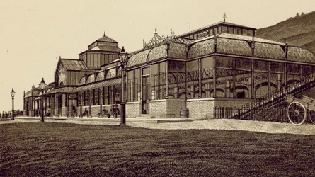 North Devon: Paseo Victoria, exterior (litografía)