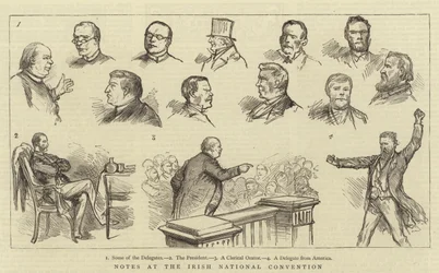 Notas en la Convención Nacional Irlandesa
