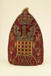 Gorra de granadero de oficial, 1708 circa