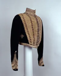 Chaqueta corta de oficial con trenzado, c.1854