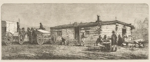 Antigua estación de correos cerca de Denver