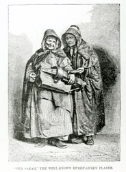 La vieja Sarah, la conocida tocadora de organillo, c.1840