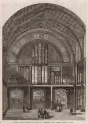 Inauguración de la Exposición Internacional: Entrada al Anexo Occidental