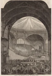 Inauguración de la Exposición Internacional: La orquesta