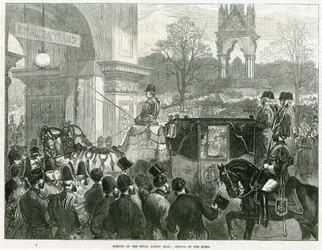 Inauguración del Royal Albert Hall por la Reina Victoria
